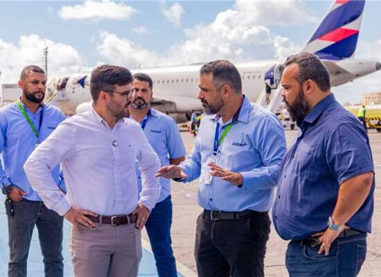 *Prefeito Valderico Junior discute melhorias no Aeroporto Jorge Amado*