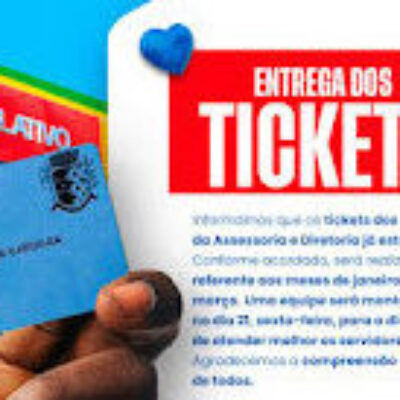*CÂMARA DE ILHÉUS: Tickets dos colaboradores estão disponíveis para retirada*