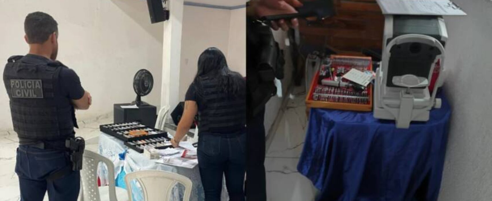Mulher é autuada por realizar exames oftamológicos sem formação médica em Porto Seguro