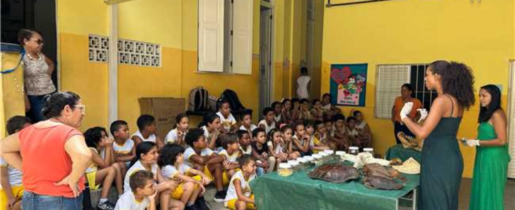 Projeto? Maramata Vai às Escolas? leva ação educativa à Escola Barão de Macaúbas