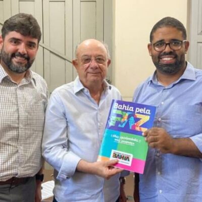 Prefeito de Feira de Santana se reúne com Governo da Bahia para tratar do Programa Bahia pela Paz