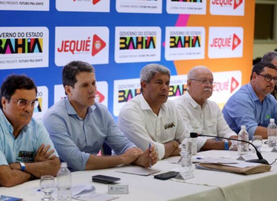 Em reunião com setor produtivo de Jequié, Jerônimo Rodrigues anuncia criação de Comando de Policiamento Regional
