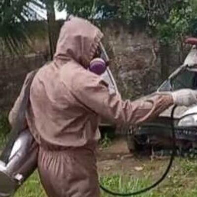 Agentes de Endemias reforçam combate ao Aedes aegypti com inspeção de veículos na Prefeitura