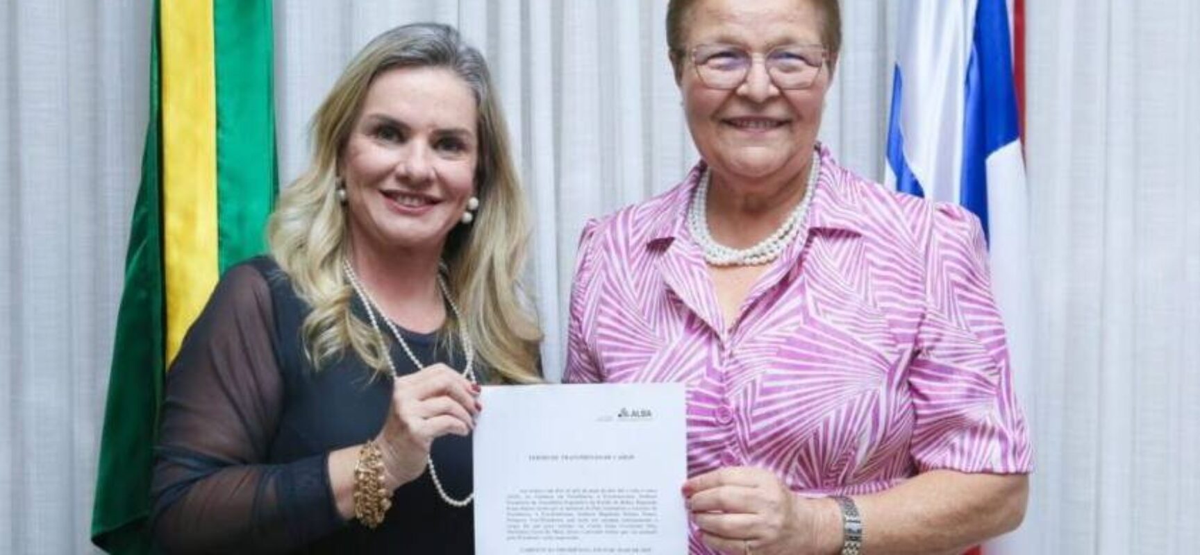 Ivana Bastos passa comando da Assembleia para a vice Fátima Nunes e viaja aos EUA