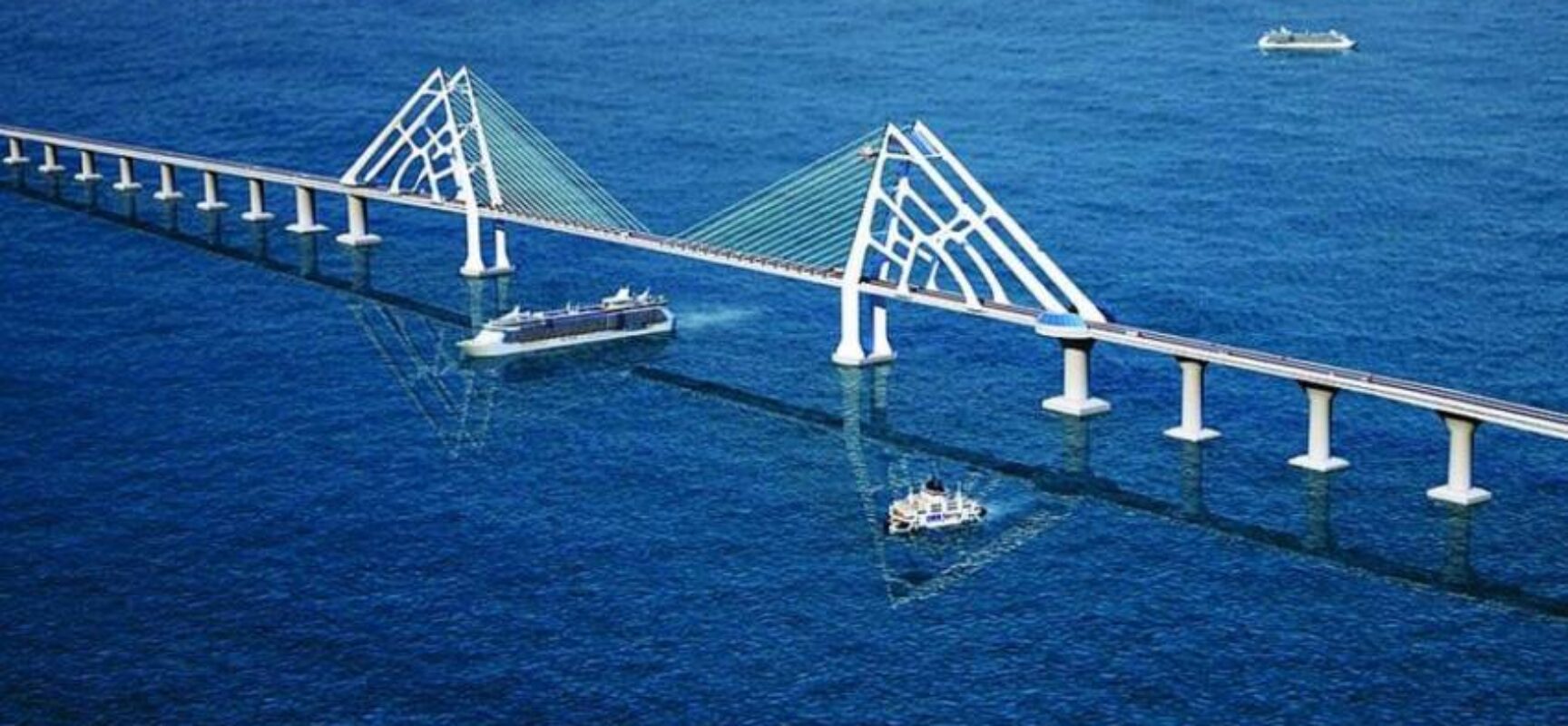 Concessionária divulga vídeo inédito de projeção da ponte Salvador-Itaparica