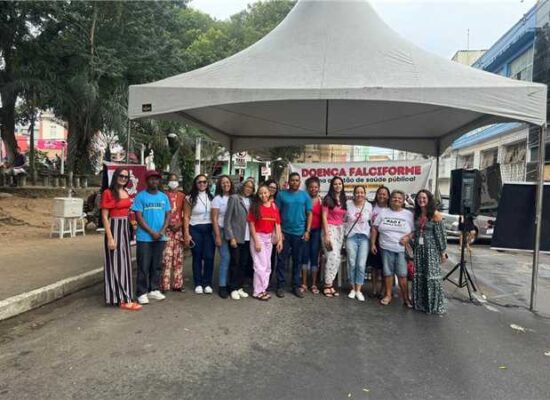 Ilhéus promove mobilização sobre a Doença Falciforme na Praça JJ Seabra