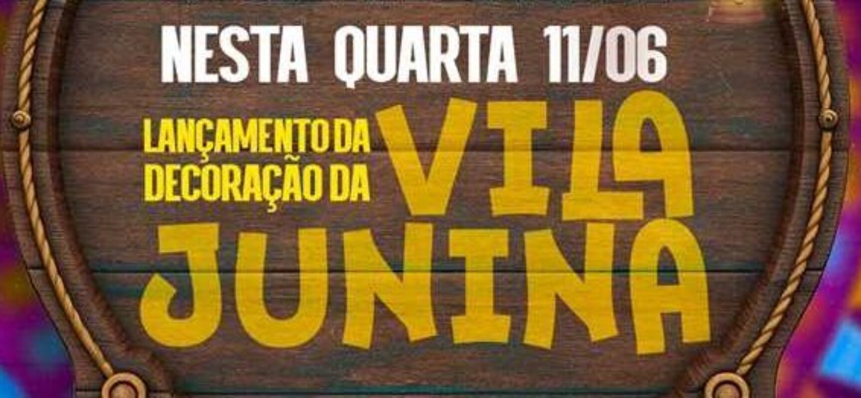 Nova data: Inauguração da decoração do Meu São João Amado será nesta quarta (11)