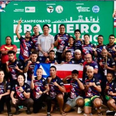 Atletas baianos conquistam 20 medalhas no Campeonato Brasileiro de Kickboxing, em Brasília