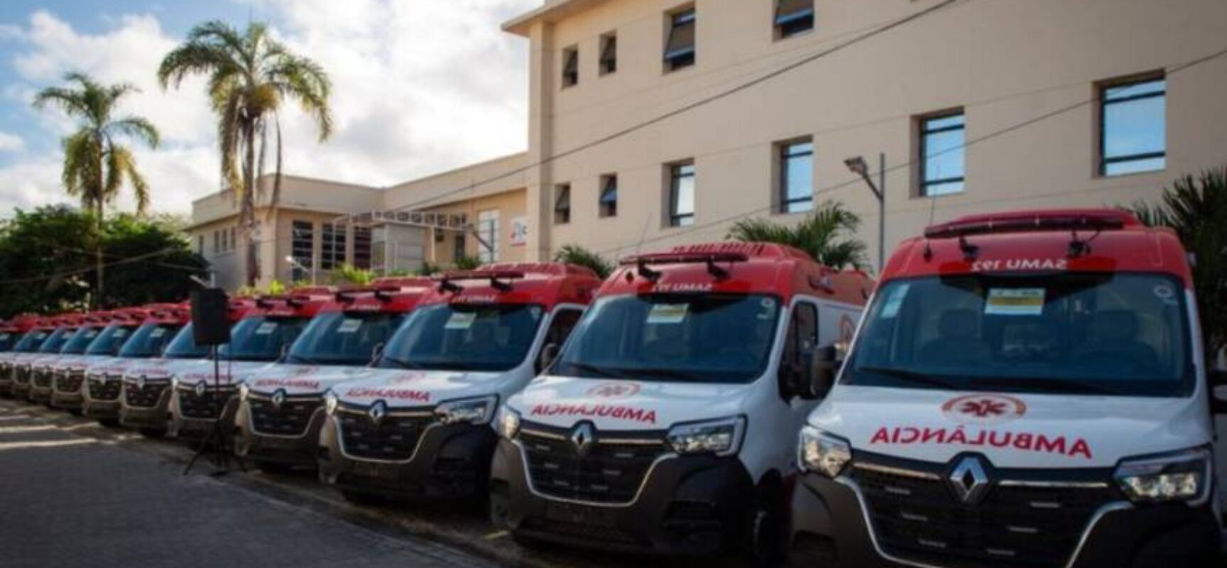 Bahia recebe 55 novas ambulâncias do Samu