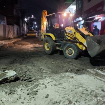 Prefeitura de Itabuna recupera a pavimentação da Praça Adami e de um trecho da Rua Floriano Peixoto