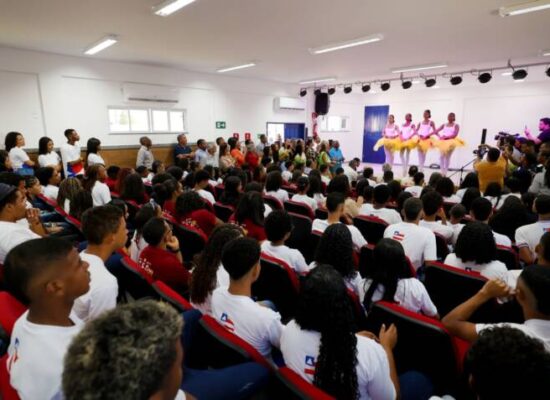 Muniz Ferreira ganha nova escola com estrutura que contempla o plano estadual de ampliação do ensino em tempo integral