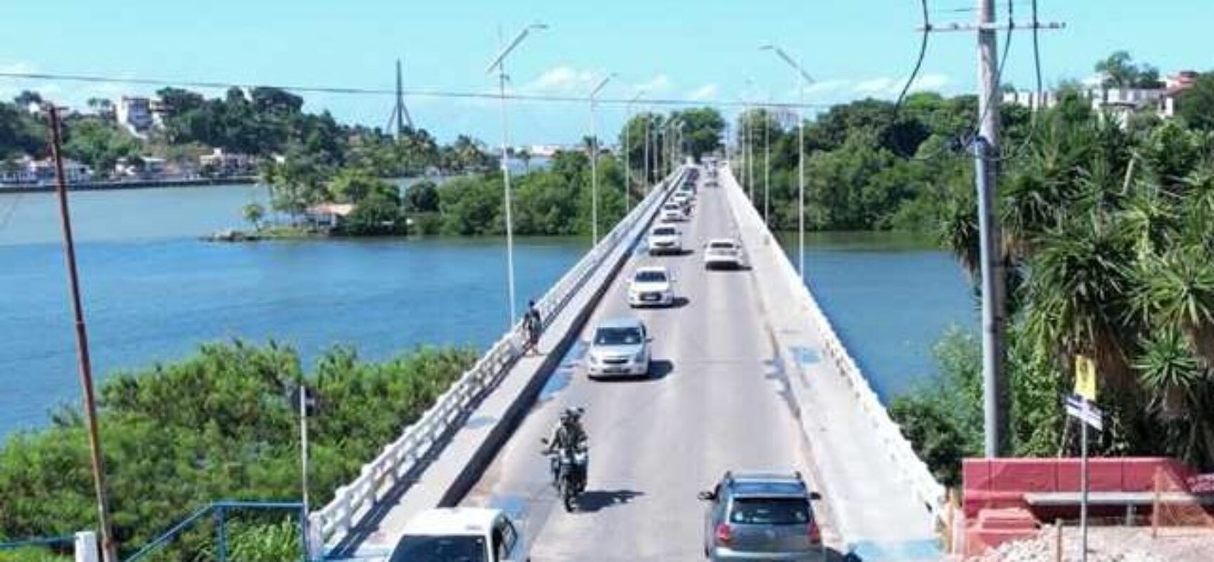 Ponte Lomanto Júnior será parcialmente interditada nesta sexta-feira (25) para retirada de cabos