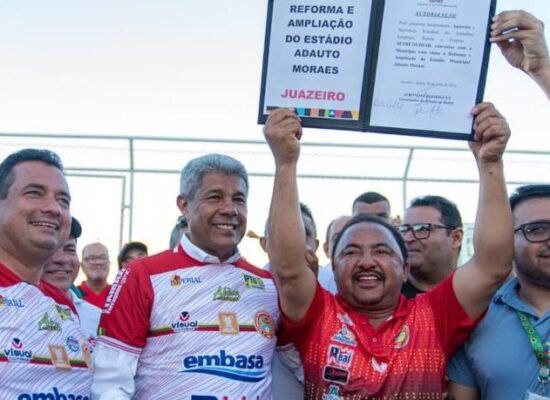 Governador autoriza reforma do Estádio Adauto Moraes e assiste classificação do Juazeirense para a próxima fase da Série D