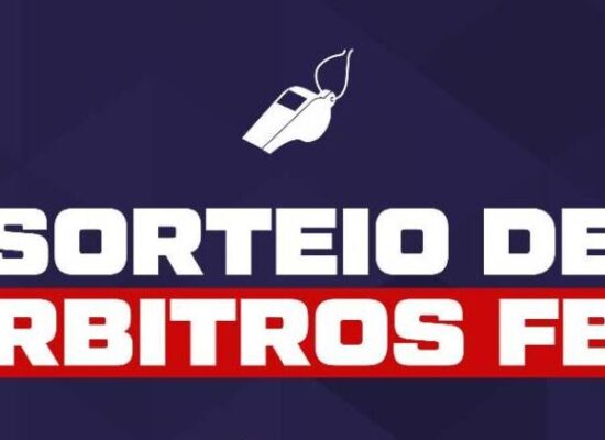 Sorteio de árbitros para rodada de ida da semifinal do Baianão Série B 2025