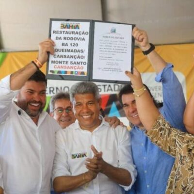 Cansanção recebe novo colégio, obras de saúde e reforço na infraestrutura