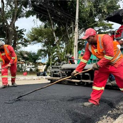 Prefeitura de Ilhéus conclui pavimentação asfáltica na Avenida José Luís da Fonseca