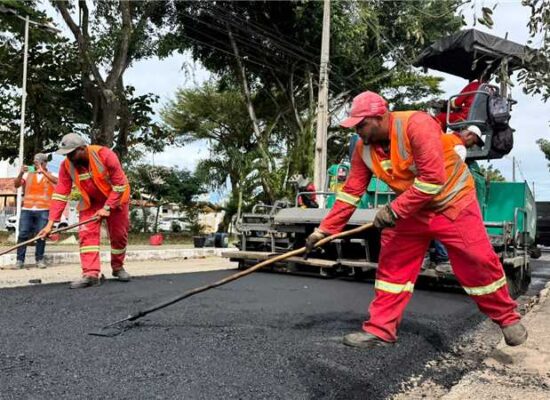 Prefeitura de Ilhéus conclui pavimentação asfáltica na Avenida José Luís da Fonseca