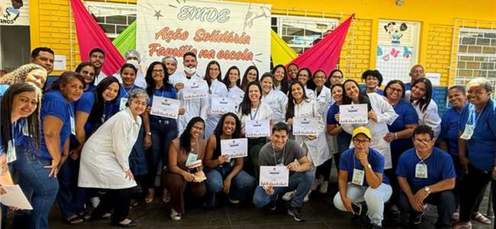 Saúde Bucal do Município participa de ação solidária na Escola Municipal Dom Eduardo