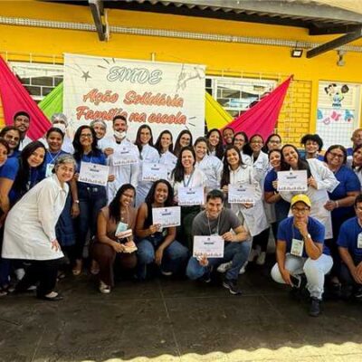 Saúde Bucal do Município participa de ação solidária na Escola Municipal Dom Eduardo
