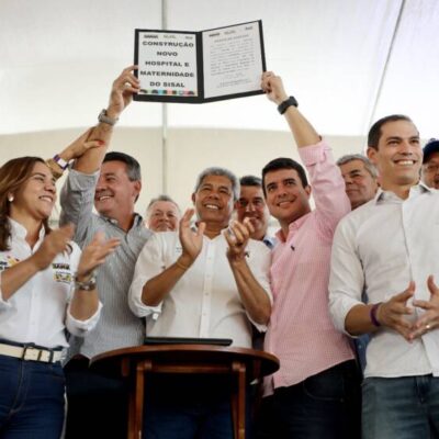 Em Serrinha, governador assina ordem de serviço para a construção do Hospital e Maternidade Regional do Sisal