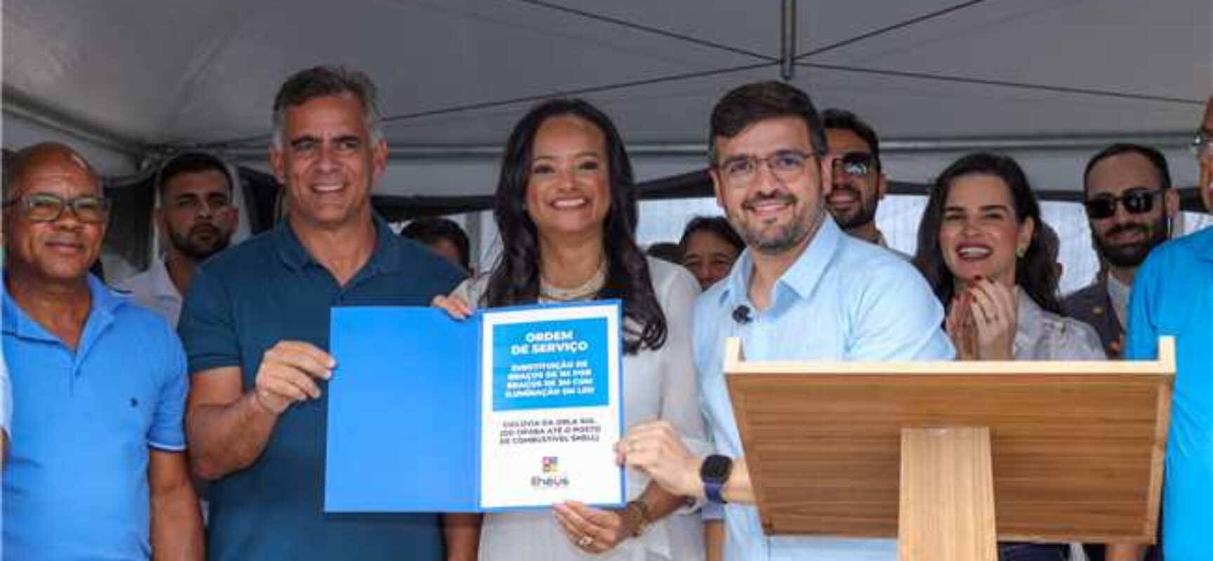 Prefeitura de Ilhéus anuncia nove ordens de serviço durante inauguração da Praça da Mangueira