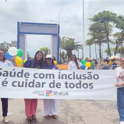 Secretaria de Saúde de Ilhéus participa do Desfile de 7 de Setembro com a Ala da Saúde