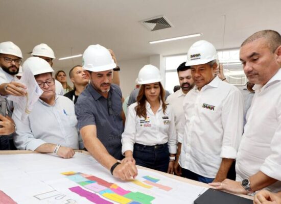 Durante entregas e anúncios em Alagoinhas, governador acompanha avanço das obras do novo hospital regional
