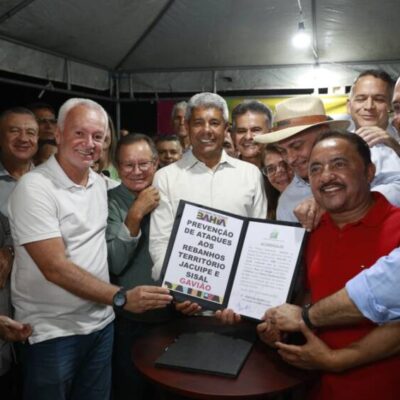 Projeto para controle de cães no semiárido é lançado em Gavião pelo Governo do Estado