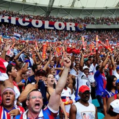 Torcidas do Bahia e Vitória ocupam top 10 em ranking de ocupação de estádios