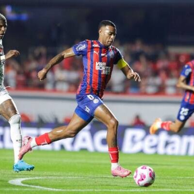 Bahia volta a jogar mal fora de casa e é derrotado pelo São Paulo