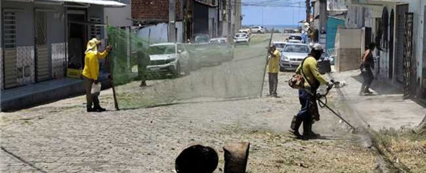 Prefeitura de Ilhéus realiza serviços de roçagem no Alto Belmonte, bairro Conquista