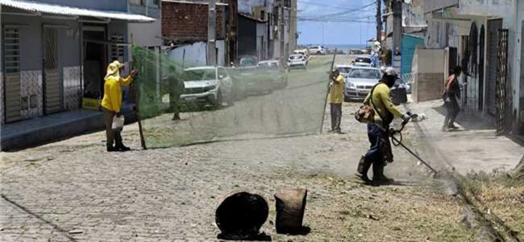 Prefeitura de Ilhéus realiza serviços de roçagem no Alto Belmonte, bairro Conquista