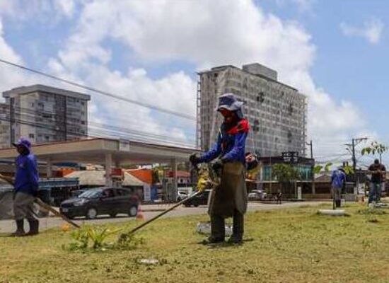 Prefeitura de Ilhéus realiza limpeza e roçagem na BA-001