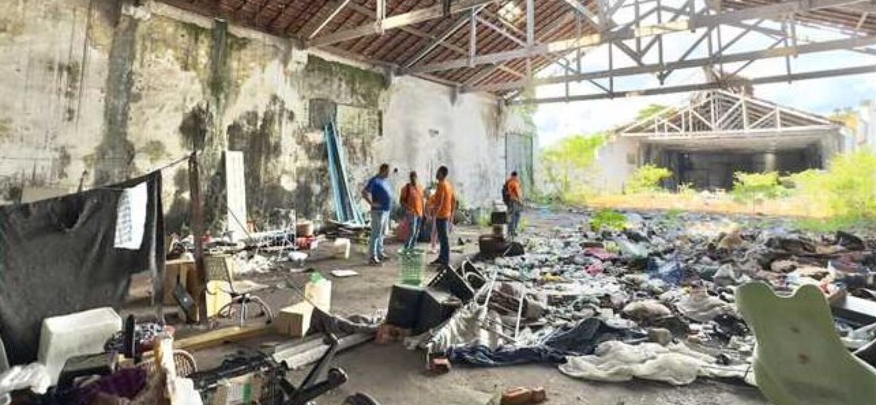 Ação social garante acolhimento e segurança para abrigados dos antigos galpões da Codeba