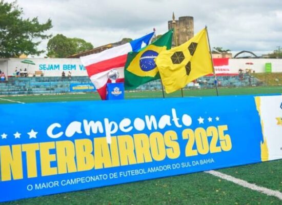 Prefeitura divulga tabela de jogos da 3ª rodada do Campeonato Interbairros de Futebol de Itabuna