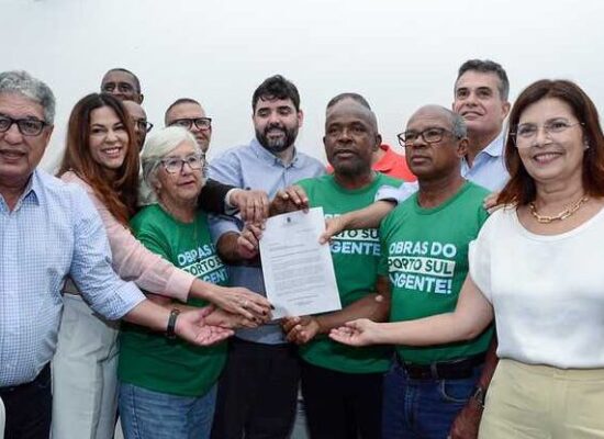 Frente Parlamentar em Defesa do Porto Sul cobra de lideranças estaduais a retomada das obras