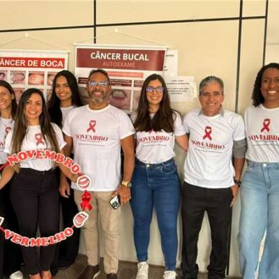 CEO realiza ação do Novembro Vermelho para prevenção do câncer de boca