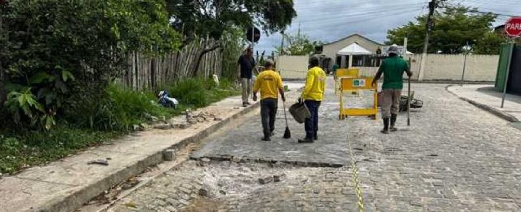 Reassentamento de paralelo melhora a circulação viária na Rua Horácio F. de Souza, bairro Conquista