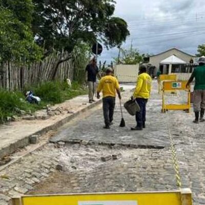 Reassentamento de paralelo melhora a circulação viária na Rua Horácio F. de Souza, bairro Conquista