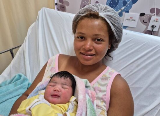 Nasce o bebê de número 12 mil do Hospital Materno-Infantil Dr. Joaquim Sampaio, em Ilhéus