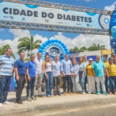 Prefeito Augusto Castro prestigia a 21º edição do Mutirão do Diabetes de Itabuna
