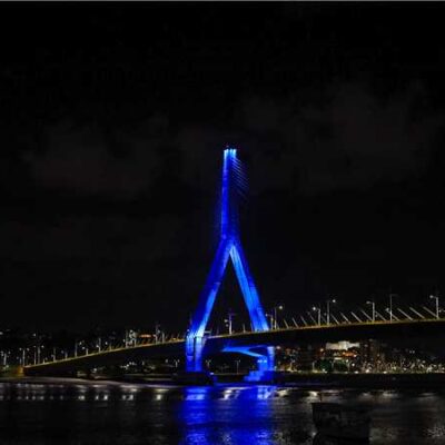 Prefeitura de Ilhéus entrega nova iluminação cênica da Ponte Jorge Amado