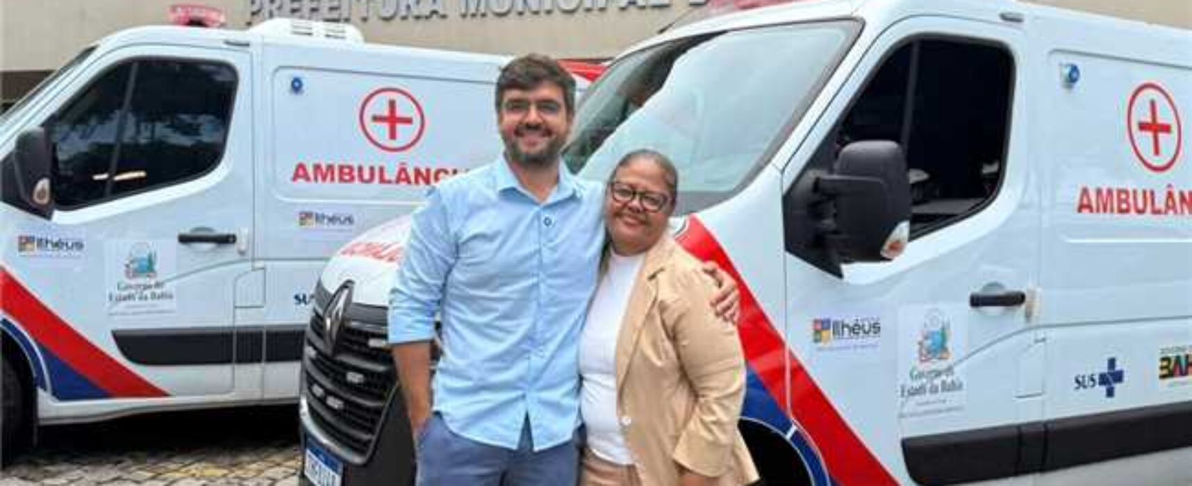 Prefeitura de Ilhéus reforça frota da Saúde com entrega de ambulâncias e veículos administrativos