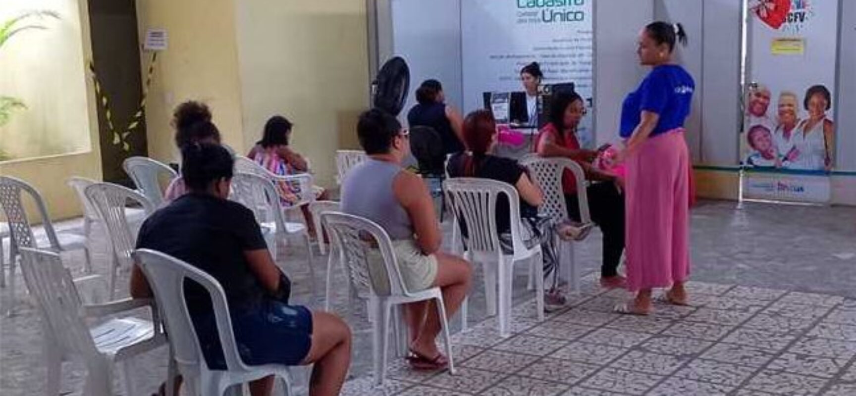 Última pesagem do Bolsa Família aconteceu nesta terça-feira (30) no CRAS Nossa Senhora da Vitória