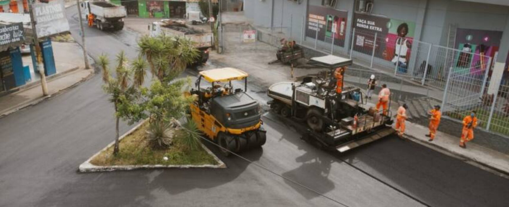 Prefeitura de Itabuna inicia megaoperação de recapeamento no Centro Comercial