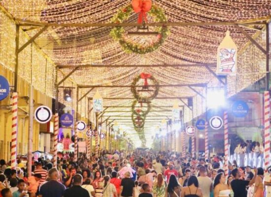 Cerca de 500 mil pessoas já visitaram o Natal Salvador; expectativa é de público ainda maior nos próximos dias