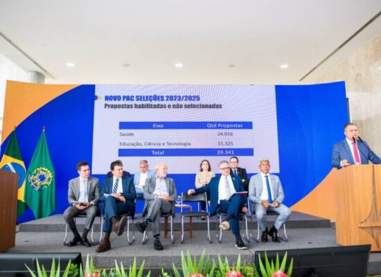 Bahia terá mais de R$ 3 bilhões do PAC para investir em 293 obras nas áreas de educação, saúde e saneamento em 2026