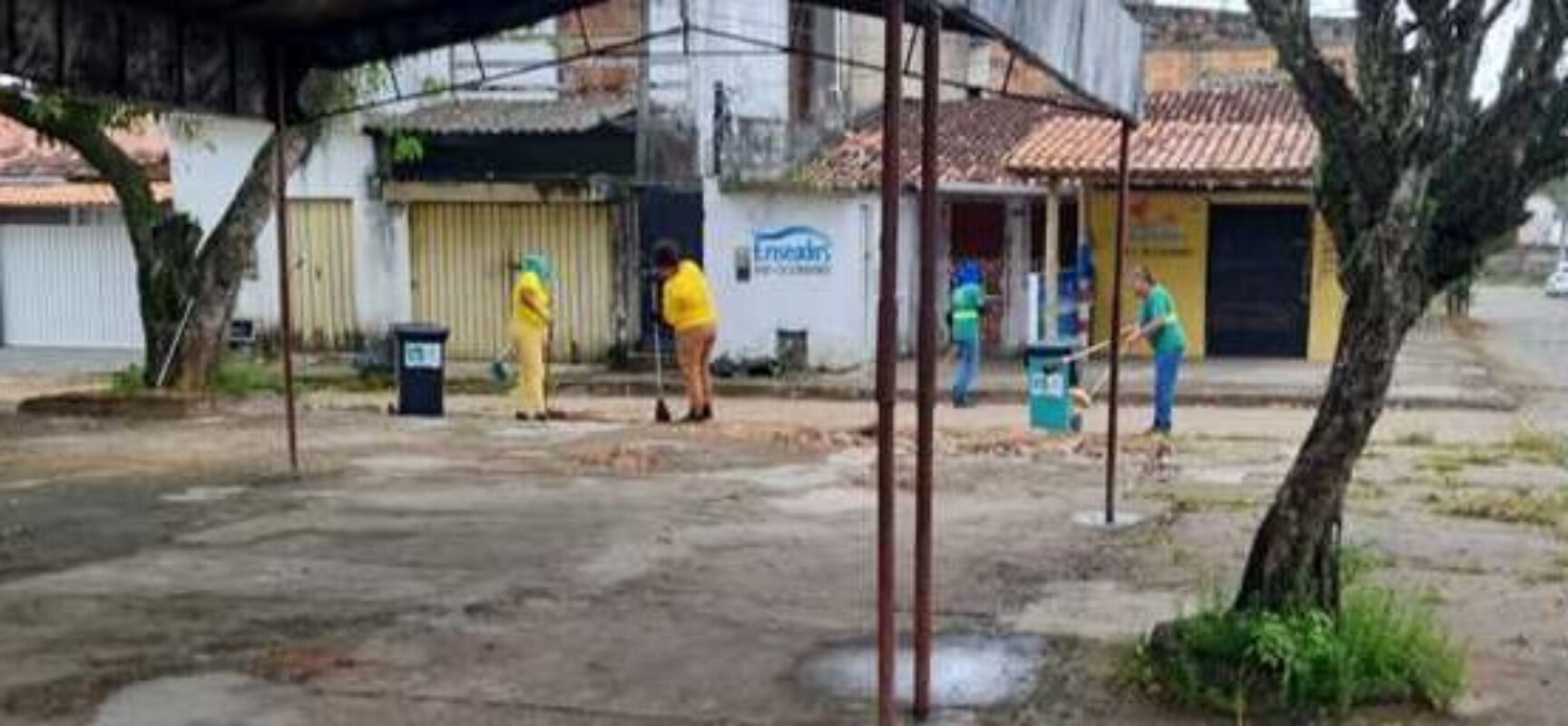 Mutirão de varrição promove limpeza no bairro Hernani Sá