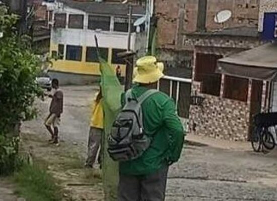 Alto do Basílio recebe serviços de roçagem e capinagem