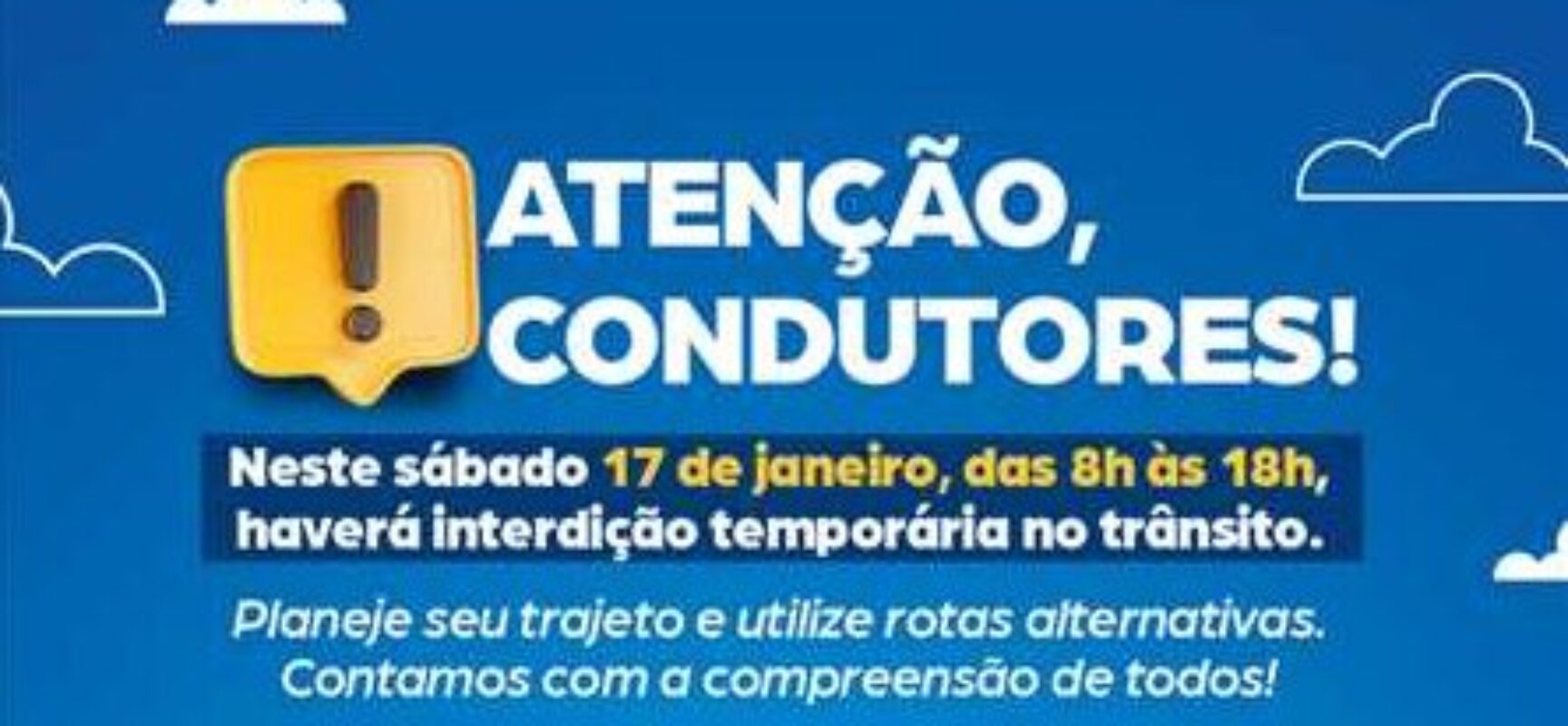 Sutram garante organização do trânsito durante a Lavagem da Catedral de São Sebastião